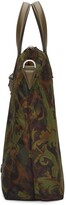 Thumbnail for your product : Versace Green Camo 'La Medusa' Tote