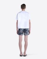 Thumbnail for your product : Valentino Uomo 30587 Camouflage-printed swim shorts