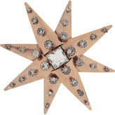 Thumbnail for your product : Swarovski VICKISARGE Rose gold-plated crystal brooch