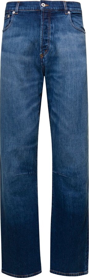 Heron Preston Ex-Ray Logo Patch Straight Leg Jeans