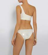 Thumbnail for your product : Melissa Odabash Metallic One Shoulder Bikini Top