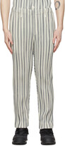 Thumbnail for your product : Homme Plissé Issey Miyake Off-White Polyester Trousers