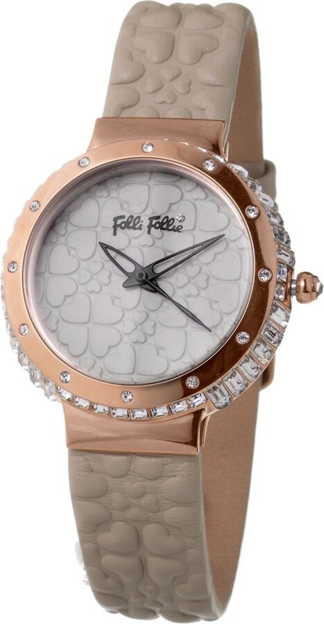 Folli Follie Leather Women's Watch