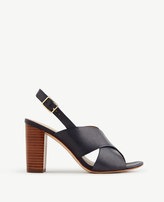 Thumbnail for your product : Ann Taylor Louisa Block Heel Leather Sandals