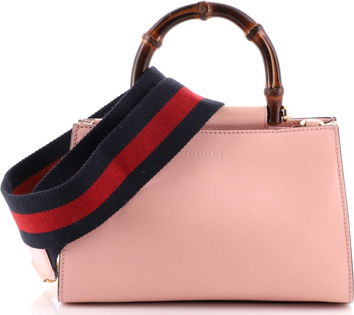 Gucci Nymphaea Top Handle Bag Leather Mini ShopStyle