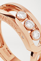 Thumbnail for your product : Messika Move Classic 18-karat Rose Gold Diamond Ring - 50
