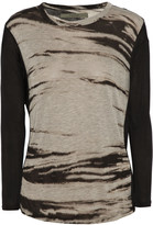 Thumbnail for your product : Enza Costa Printed modal-blend top