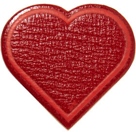 Anya Hindmarch Heart Textured-Leather Sticker