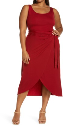 Reformation Kaila Wrap Style Jersey Dress - ShopStyle