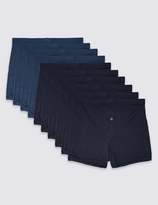 Thumbnail for your product : Marks and Spencer 10 Pack Pure Cotton Trunks with StayNEW