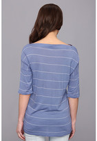 Thumbnail for your product : Calvin Klein Jeans Striped Kimono Sleeve Tee