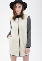 Thumbnail for your product : Forever 21 Faux Shearling & Tweed Coat