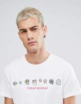Thumbnail for your product : Cheap Monday COLORFUL Skull Logo T-Shirt