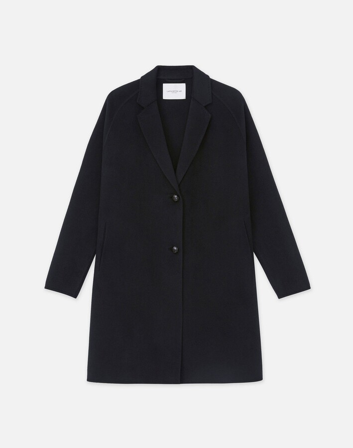 Lafayette 148 New York Cashmere Two Button Car Coat