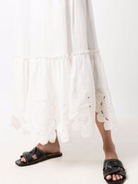 Thumbnail for your product : Zimmermann Teddy scallop ruffle-hem skirt