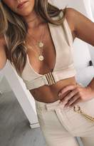 Thumbnail for your product : Fallon Bb Exclusive Buckle Crop Nude