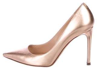 Valentino High-Heel Pointed-Toe Pumps Gold High-Heel Pointed-Toe Pumps