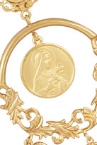 Thumbnail for your product : Dolce & Gabbana Gold-tone clip earrings