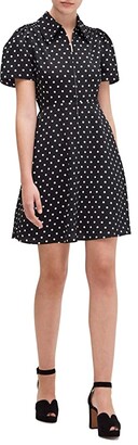 kate spade bubble dot smocked dress
