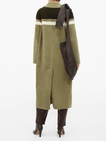 Thumbnail for your product : Inès & Marèchal Striped Shearling Coat - Green Multi
