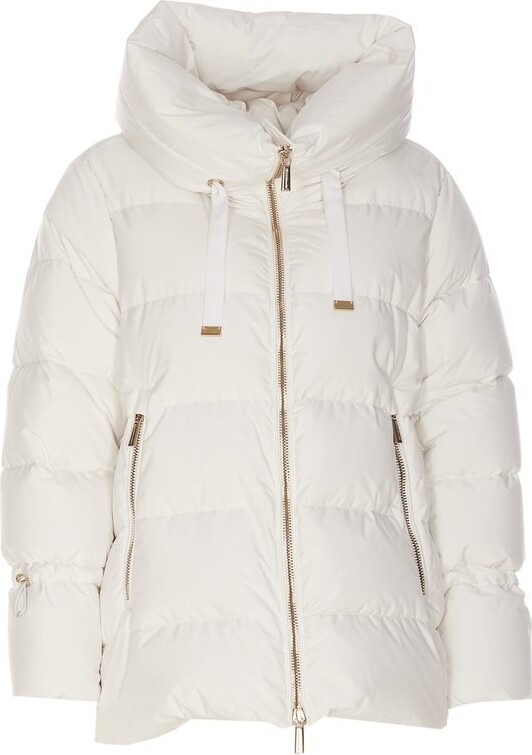 Moorer Gadia-STP Hooded Drawstring Padded Jacket