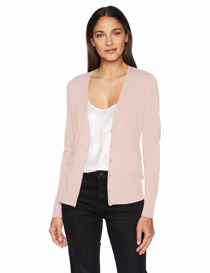 Amazon Essentials Women's Lightweight Long-Sleeve Longer Length Cardigan  Sweater - ShopStyle