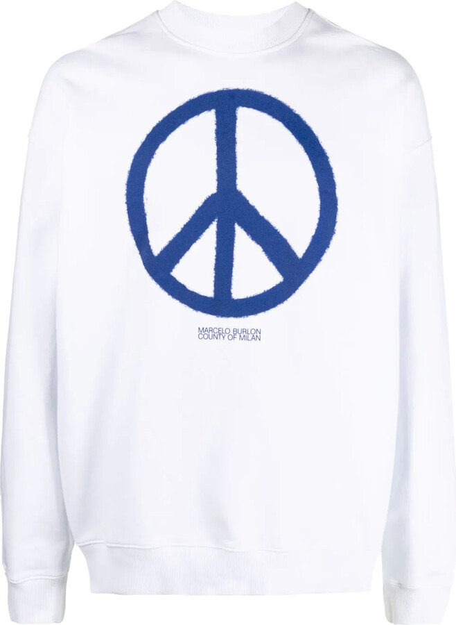 COUNTY OF MILAN County Peace organic cotton sweatshirt
