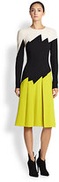 Thumbnail for your product : Bottega Veneta Tri-Color Crepe Dress