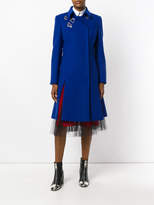 Thumbnail for your product : Versace eyelet coat