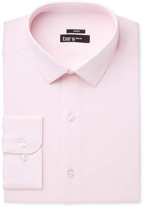 Bar III Men's Slim-Fit Stretch Max Pink Basket Dress Shirt, Created for Macy's