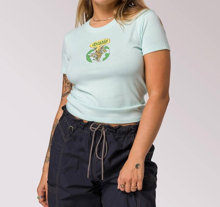 Parks Project Secret Lives Of Lichen Mini Tee In Blue