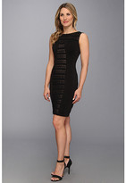 Thumbnail for your product : Anne Klein Lolo Lace And Compact Knit Dress