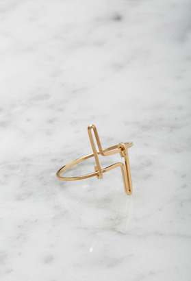 Forever 21 FOREVER 21+ by boe Double Linear Ring