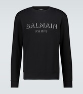 Thumbnail for your product : Balmain Cotton sweatshirt with logo