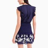 Thumbnail for your product : Point Sur embroidered stretch skirt
