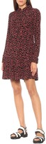 Thumbnail for your product : Ganni Floral crepe shirt dress