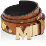 Thumbnail for your product : MCM Visetos Floral Print Reversible Belt