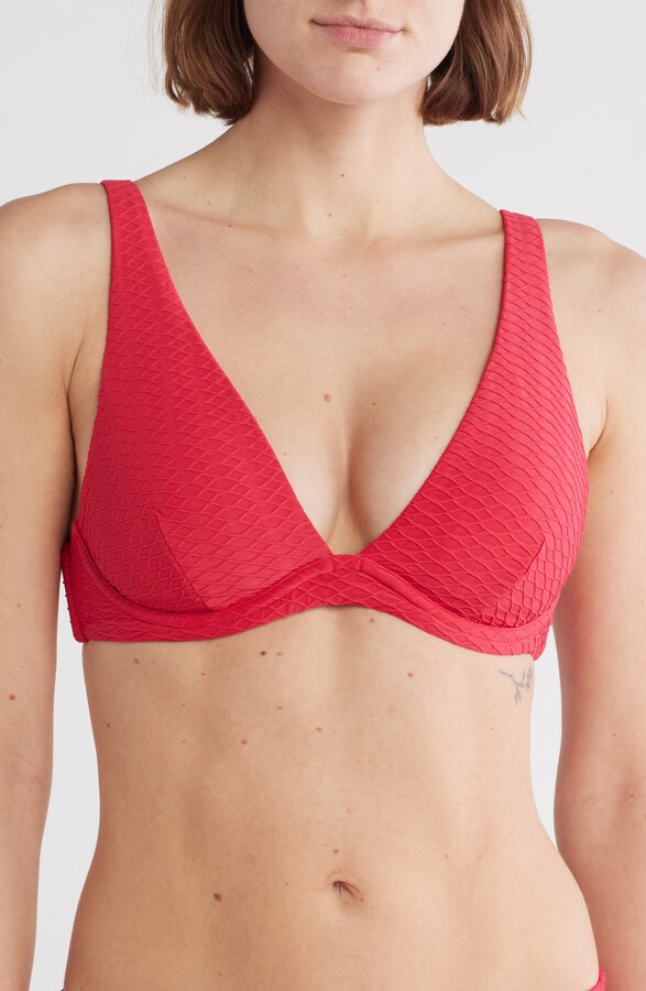 Sea Level Honeycomb Underwire Bikini Top