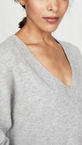 Thumbnail for your product : Naadam Deep V Crop Cashmere Sweater
