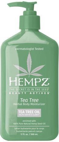 Hempz Tea Tree Herbal Body Moisturizer 17oz