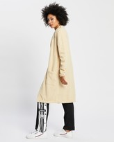 Thumbnail for your product : adidas Women's Brown Cardigans - Long Kimono - Size 6 at The Iconic
