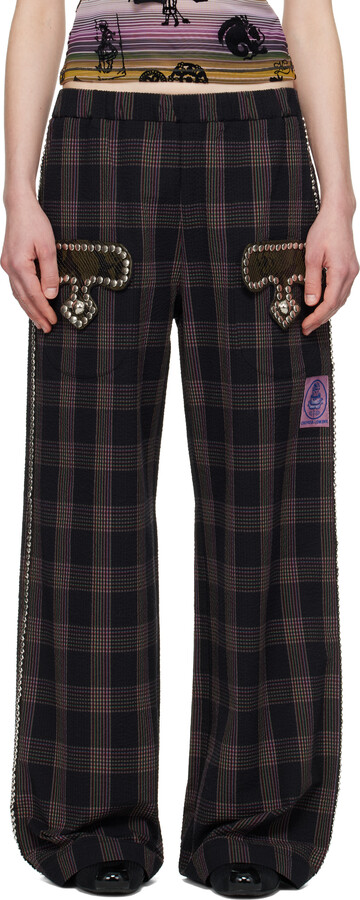 【CHOPOVA LOWENA】Black Slalom Trousers Slalom Trousers – Chopova Lowena