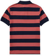 Thumbnail for your product : Ralph Lauren Striped Cotton Mesh Polo Shirt