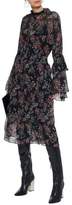 Thumbnail for your product : IRO Ruffled Floral-Print Georgette Midi Dress
