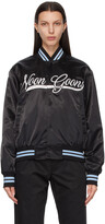 Thumbnail for your product : Noon Goons Black Satin Elysian Jacket