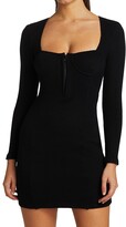 Thumbnail for your product : JONATHAN SIMKHAI STANDARD Ribbed Bustier Dress