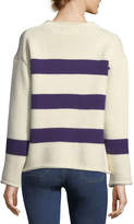 Thumbnail for your product : MiH Jeans Yardley Striped Wool-Cashmere Sweater