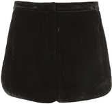 Thumbnail for your product : Topshop Velvet Trim Shorts