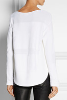 Thumbnail for your product : Helmut Lang Paneled knitted sweater