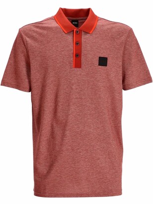 orange boss polo